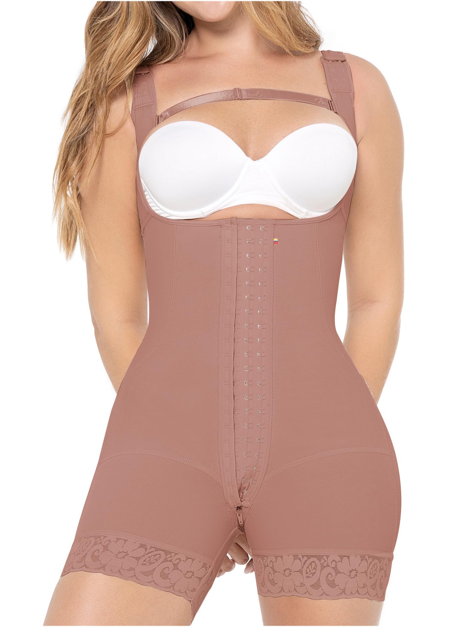 MARIAE FQ105 Post-Surgery Compression Garment for Women - Butt Lifting & Tummy Control Shapewear - Perfect for Liposuction Recovery & Body Contouring