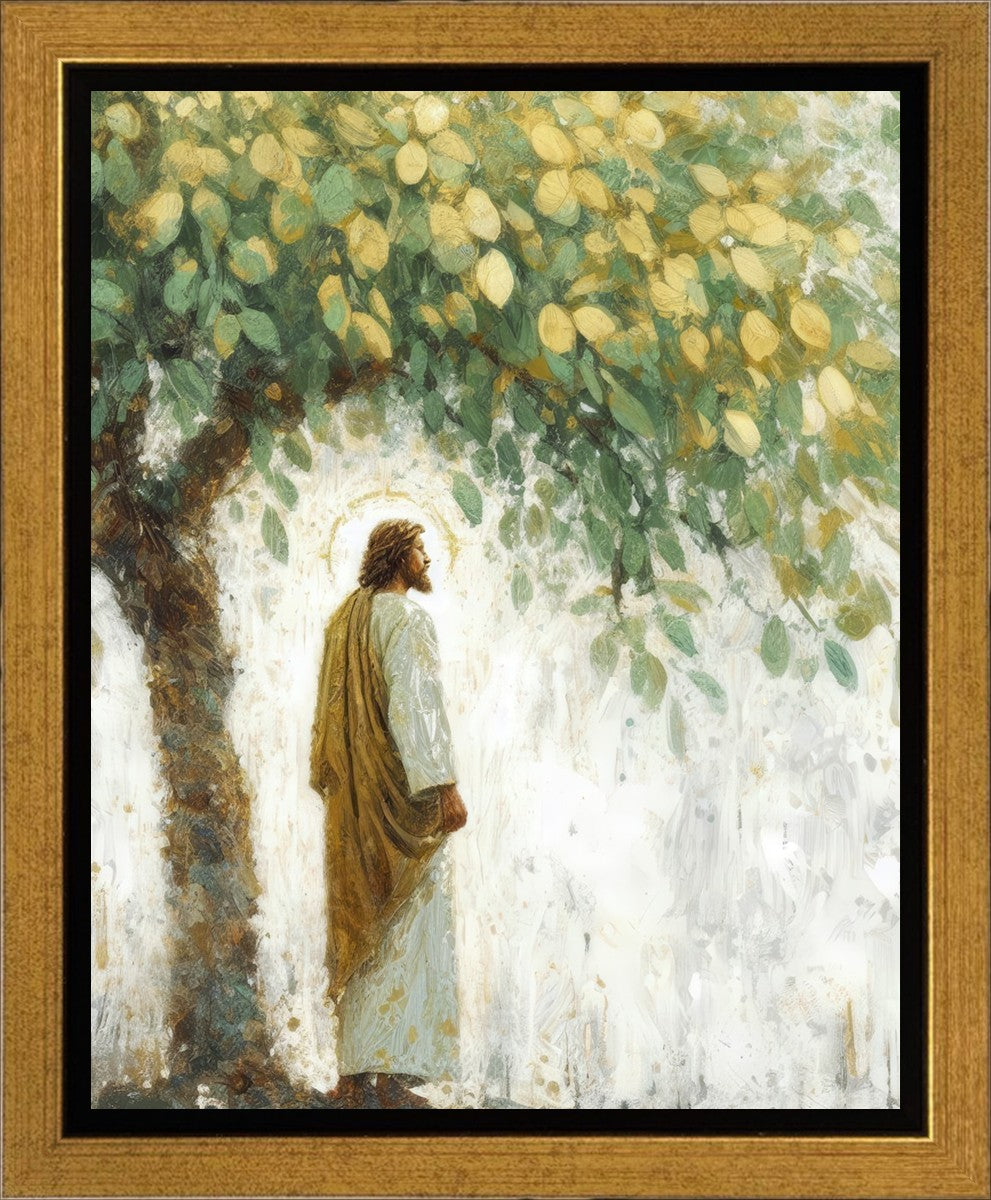 Her Leaf Shall Be Green Gallery Wrap Canvas Art - Nature Inspired Wall Decor for Living Room, Bedroom & Office