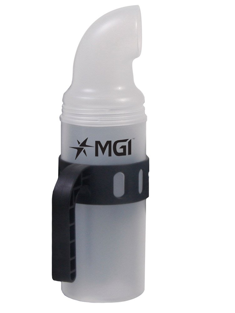 MGI Zip Sand Bottle - Durable & Leak-Proof Black Sand Storage Container for Kids Beach Toys, Outdoor Play & Sand Art Projects