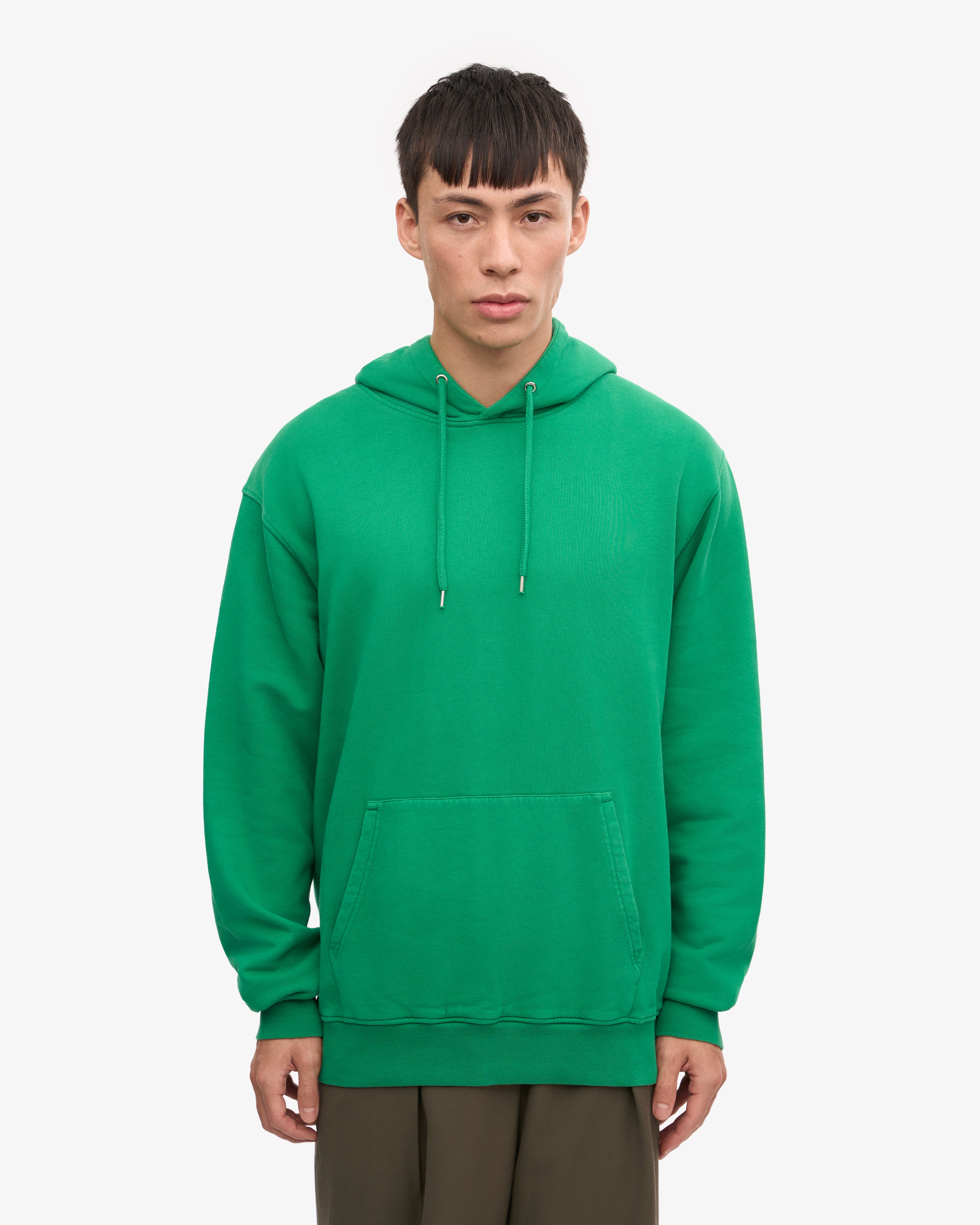 Classic Organic Cotton Hoodie - Kelly Green | Eco-Friendly & Comfortable Pullover for Men & Women | Perfect for Casual Wear, Outdoor Activities & Loungewear