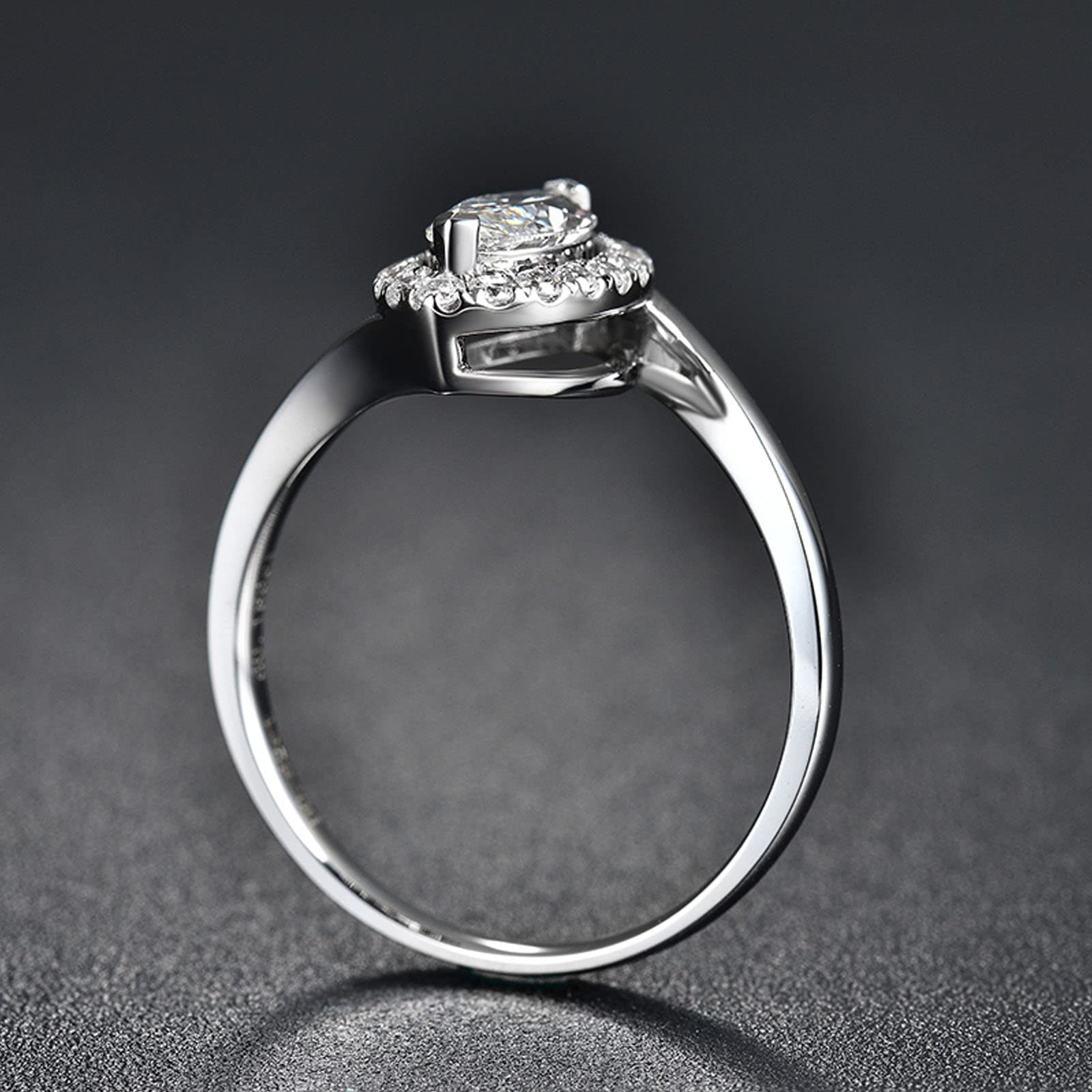10K/14K/18K Solid Gold Marquise Moissanite Engagement Ring for Women - Personalized Wedding, Anniversary & Birthday Gift - Perfect for Proposals, Vow Renewals & Special Occasions