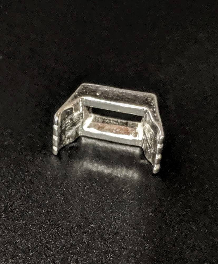 10x8mm & 16x12mm Emerald Cut Solid Sterling Silver or 14K Gold Plated Jewelry Settings - DIY Ring, Earring, Pendant Making Supplies for Custom Handmade Jewelry | Perfect for Engagement Rings, Wedding Bands & Gift Jewelry Crafting