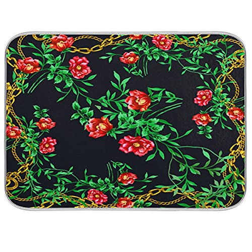 black red flower