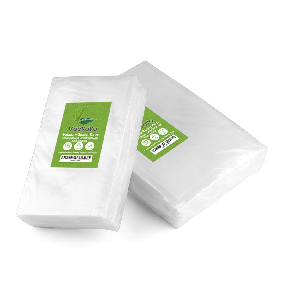 VacYaYa 100-Pack Heavy Duty Vacuum Sealer Bags - 50 Pint (6