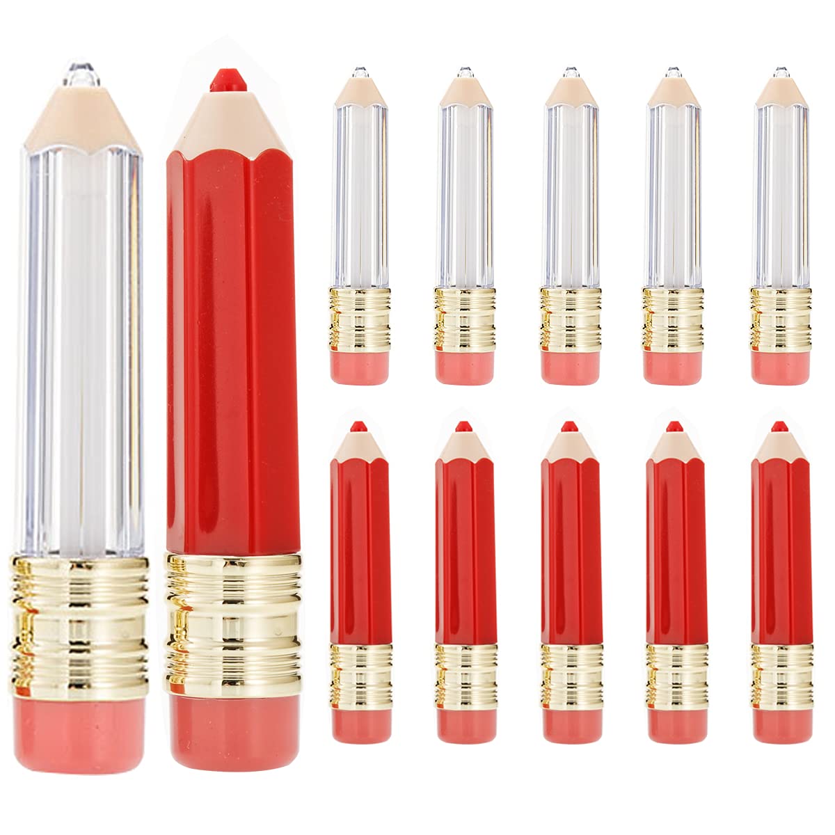 22 Pcs 5ml Clear Refillable Lip Gloss Tubes - Empty Lip Balm Containers for DIY Cosmetics | Perfect for Women & Girls Makeup, Travel & Gift Packaging