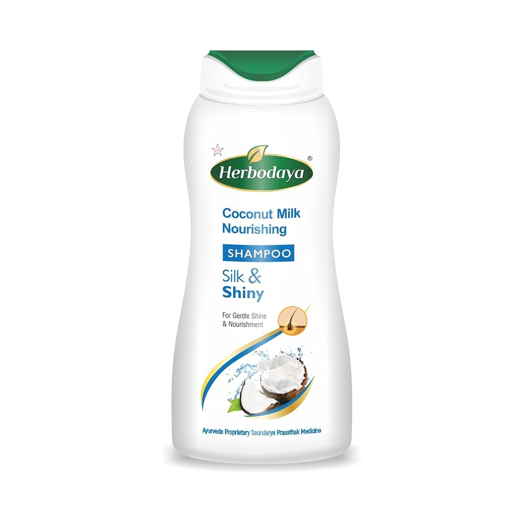 Herbodaya Coconut Milk Shampoo 200ml - Hydrating & Nourishing for Dry & Damaged Hair - Perfect for Daily Hair Care & Salon Use