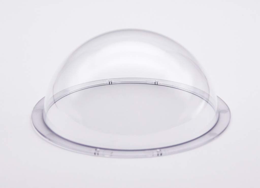 JMX 5 Inch Clear Acrylic/PC CCTV Camera Dome Cover - Replacement Security Camera Housing for Indoor/Outdoor Surveillance, Pet Dog Fence & Skylight Window Protection (Transparent) | Weatherproof & Durable for Home & Business Security