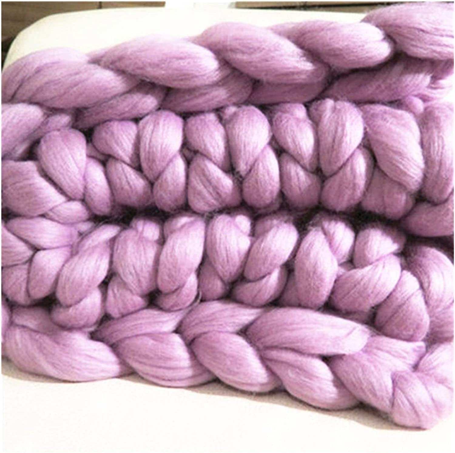 Chunky Knitting Yarn 1000g/Ball - Super Soft Bulky Roving Yarn for Arm Knitting, Crochet, DIY Blankets, Hats, Scarves - Perfect for Handmade Gifts & Cozy Home Decor (Wine Red, Purple)
