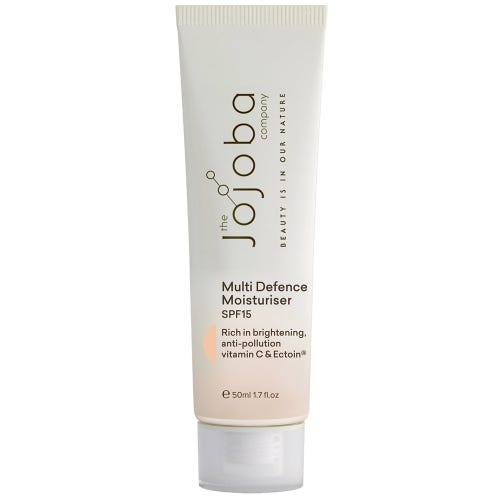 The Jojoba Company – Multi Defense Moisturizer SPF15 50ml | Hydrating Face Cream with Sun Protection | Perfect for Daily Skincare & Outdoor Activities