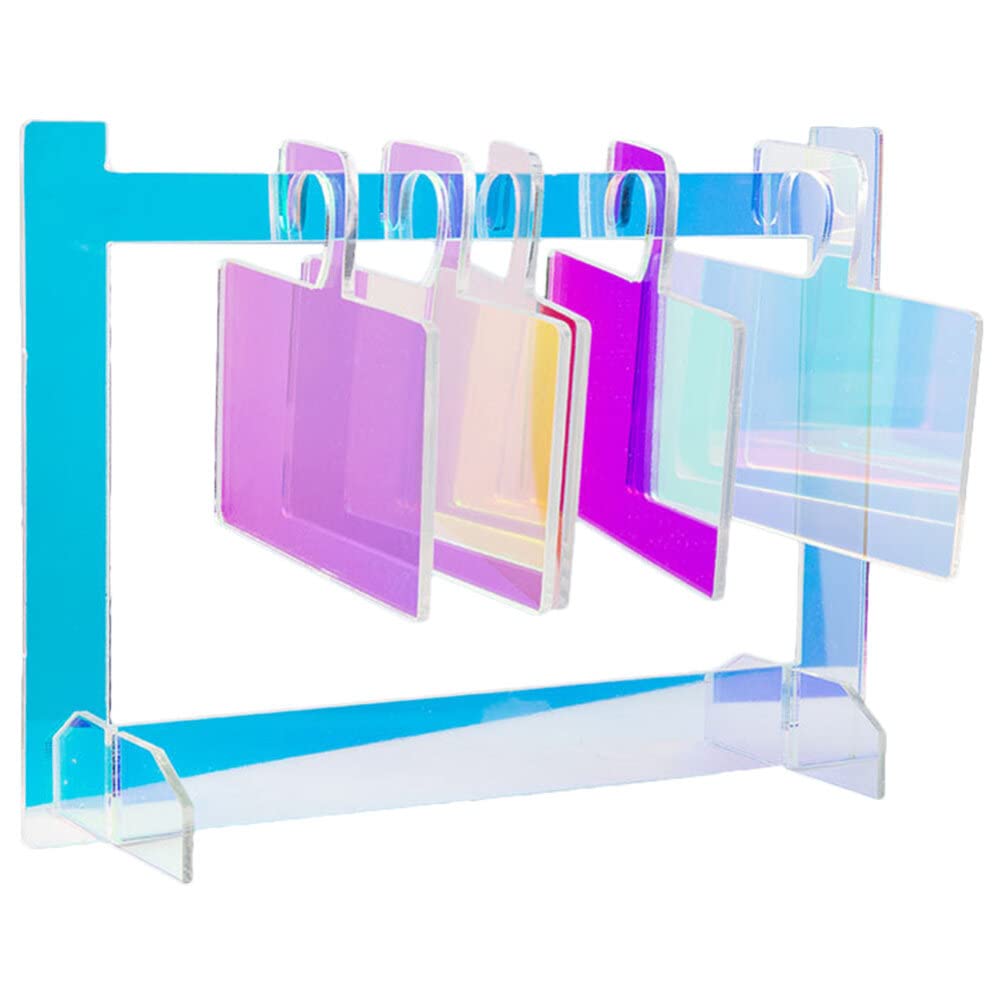 1 Set Magnetic Acrylic Nail Tips Display Stand - Professional Nail Polish Gel Holder for Manicure Practice & Salon Organization | Essential Nail Art Studio Tool for Nail Technicians | Perfect for Salons, Home Practice & Nail Art Studios