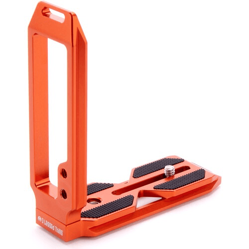 3 Legged Thing QR11 2.0 Universal Full Size L Bracket for DSLR Cameras - Copper Orange - Compatible with Tripods & Monopods - Perfect for Landscape & Portrait Photography