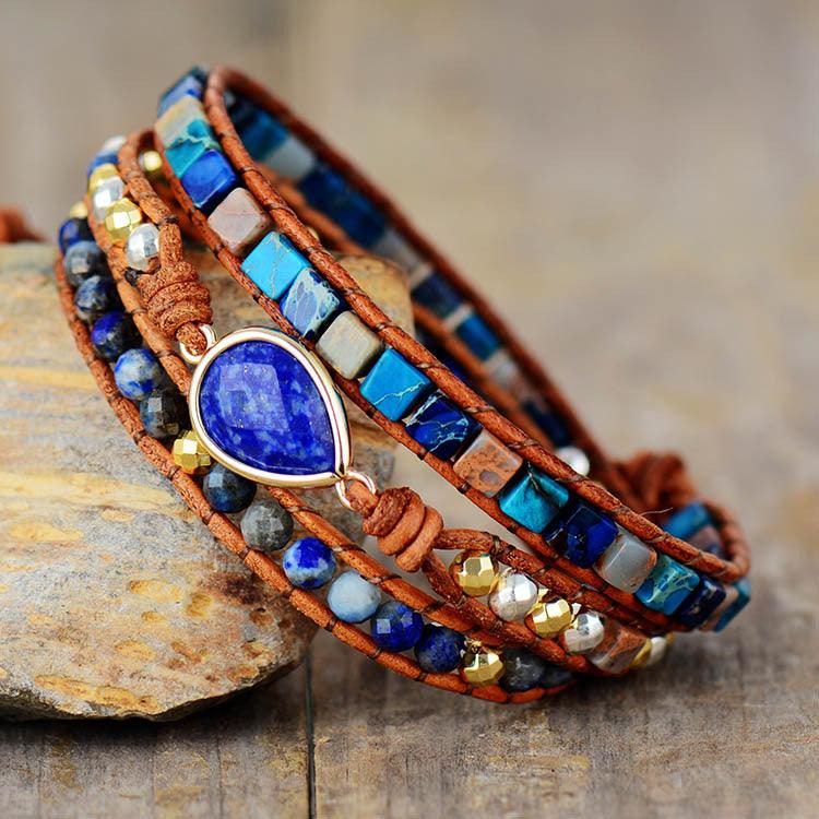 Women's Fashion Multilayer Wrap Braided Bracelet - Boho Chic Adjustable Beaded Wristband for Everyday Wear, Gift Giving & Special Occasions