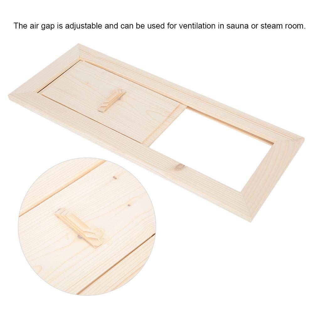 Premium Hemlock Sauna Air Vent Ventilation Panel - Sauna Room Air Vent Grille for Steam Rooms & Home Spas - Durable Sauna Accessories for Improved Airflow & Comfort