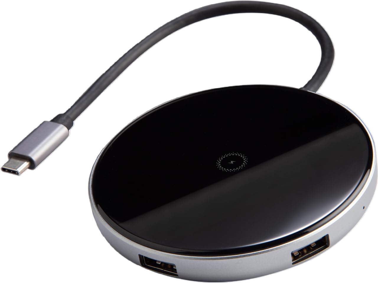 Rosewill 5-Port USB-C Hub with 10W Wireless Fast Charger, 4K HDMI Output, USB 3.0 Ports - Perfect for MacBook Pro, iPad Pro & Laptop Accessories (RBWH-20016) - Ideal for Home Office, Travel & Multi-Device Charging