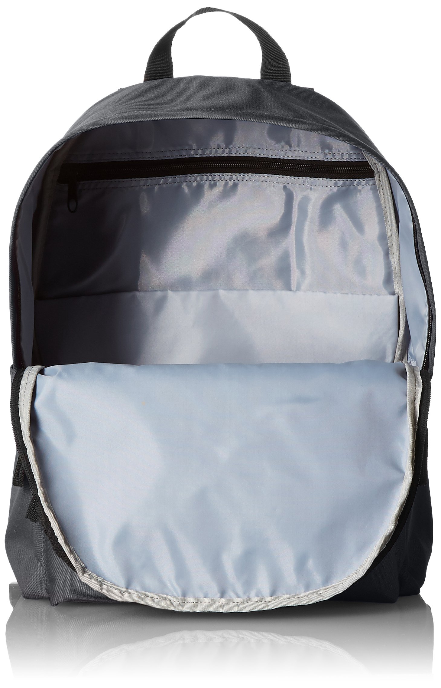 Amazon Basics Classic School Backpack - Durable Grey Backpack for Students, College, Travel & Work | Lightweight, Spacious, Water-Resistant | Perfect for School, Commuting, Hiking & Daily Use