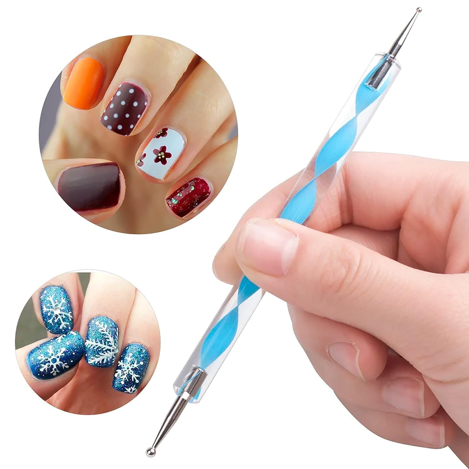 15-Piece Professional Nail Art Brush Set for Detailing, Striping & Blending - Includes Dotting Pens, Liner Brushes & 3D Gel Painting Tools - Perfect for Salon, Home Manicures & Nail Art Designs