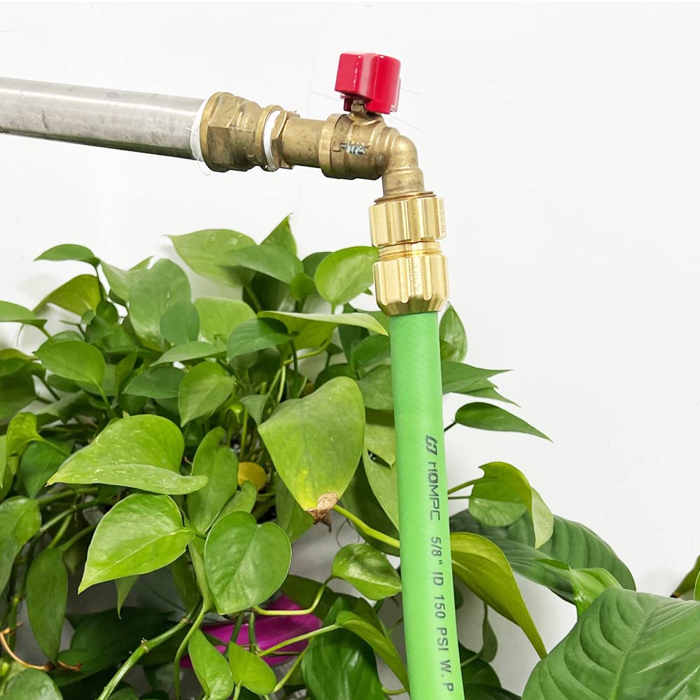 Lead-Free Brass Garden Hose Quick Connect - 3/4