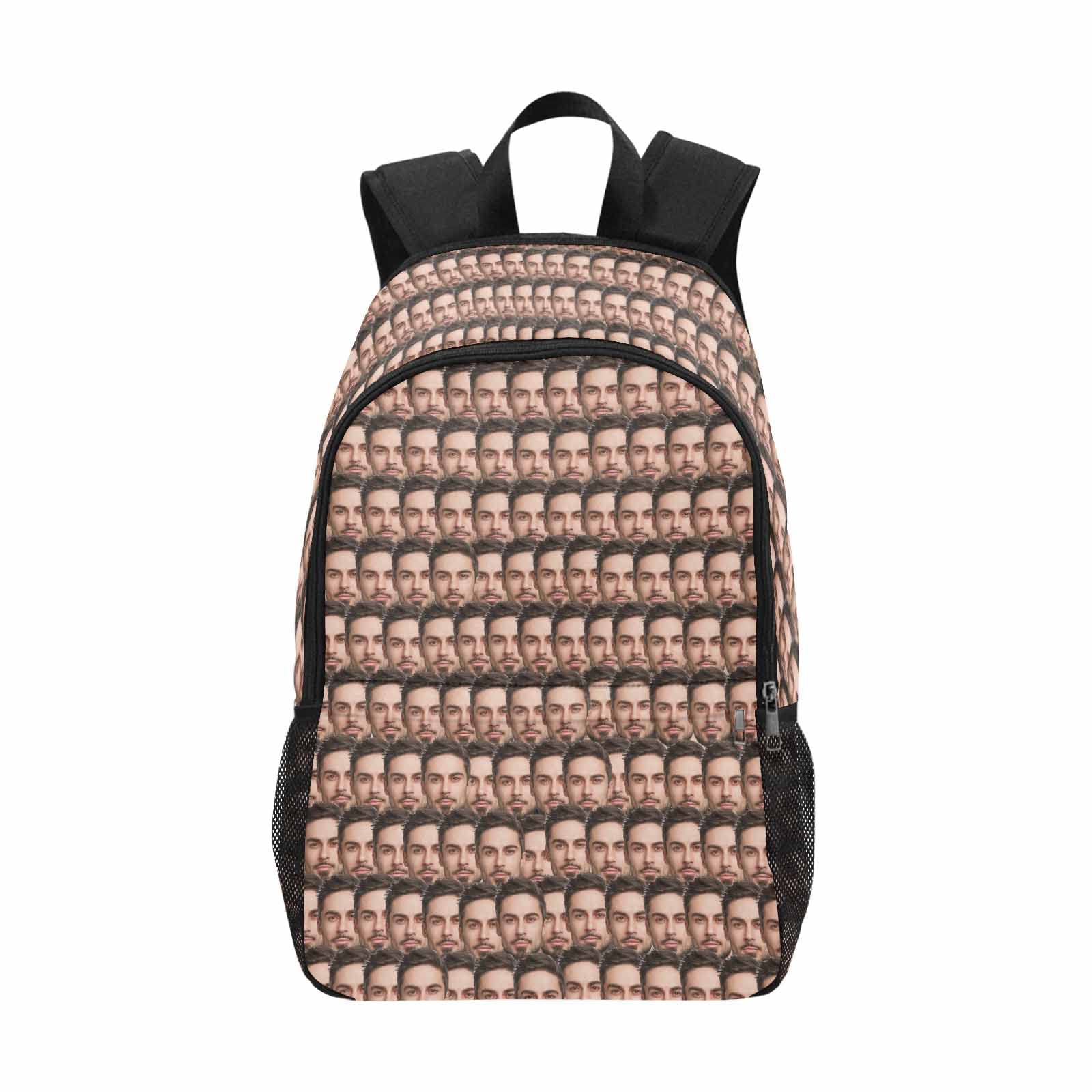 Custom Personalized Photo Backpack - Unique Face Design School Bag, Travel Daypack & Bookbag for College, Work & Outdoor Adventures