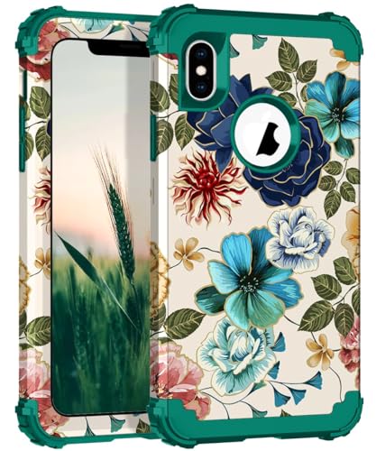 Teal Flowers