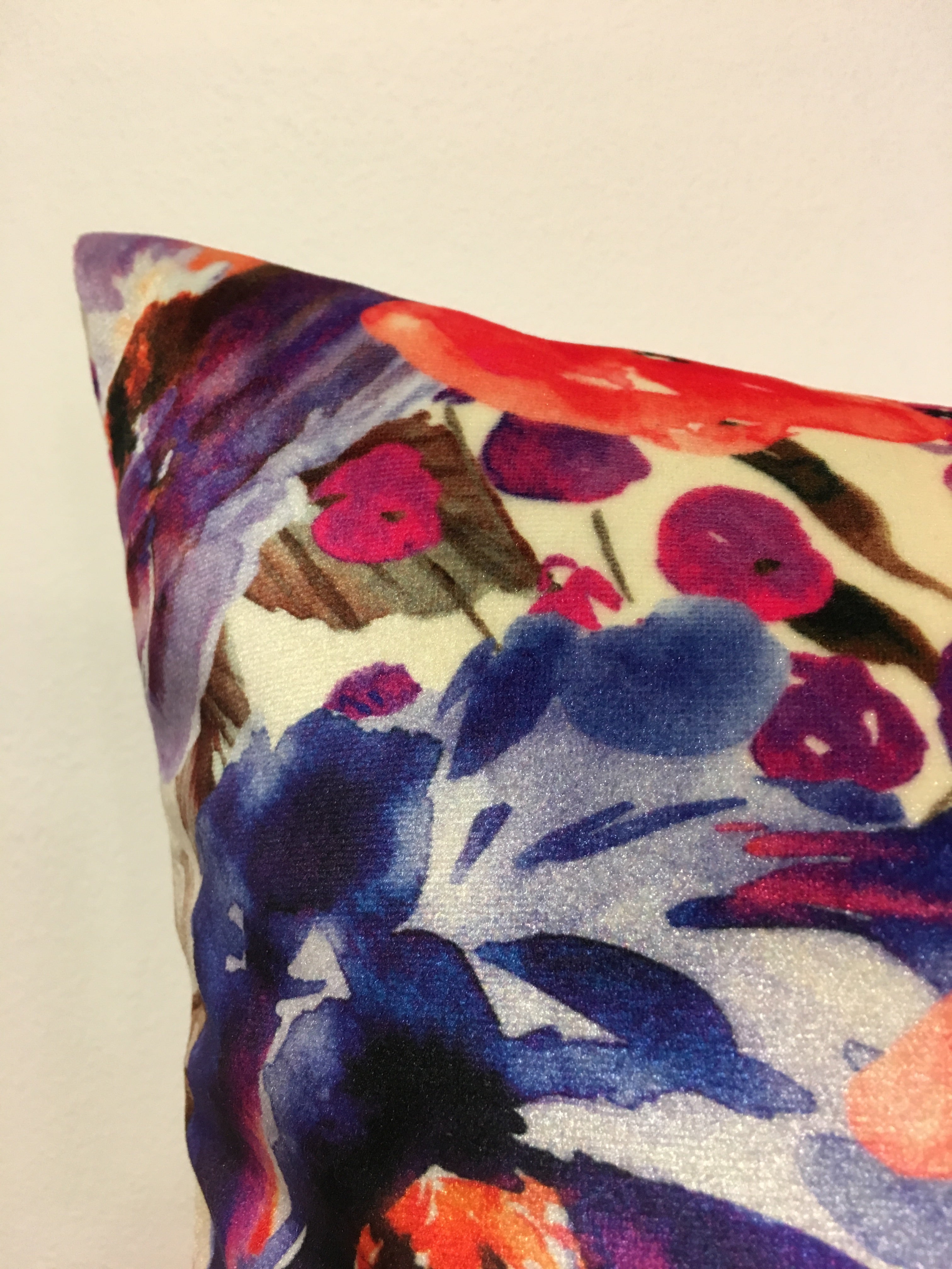 17x17 Fall Floral Decorative Throw Pillow - Soft Cushion Cover for Sofa, Bed, Living Room & Home Decor