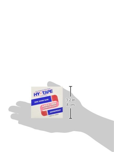 HY-TAPE The Original Pink Tape, 1 Inch x 5 Yards - Waterproof First Aid Tape for Wound Care & Sports Injuries - Ideal for Medical Use, Bandage Securing & Athletic Protection