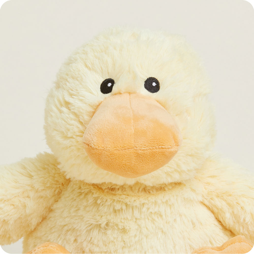 Cozy Duck Warmies Plush Toy - Soft & Cuddly Microwaveable Heating Pad for Kids & Adults - Perfect for Relaxation, Stress Relief & Cold Weather Comfort