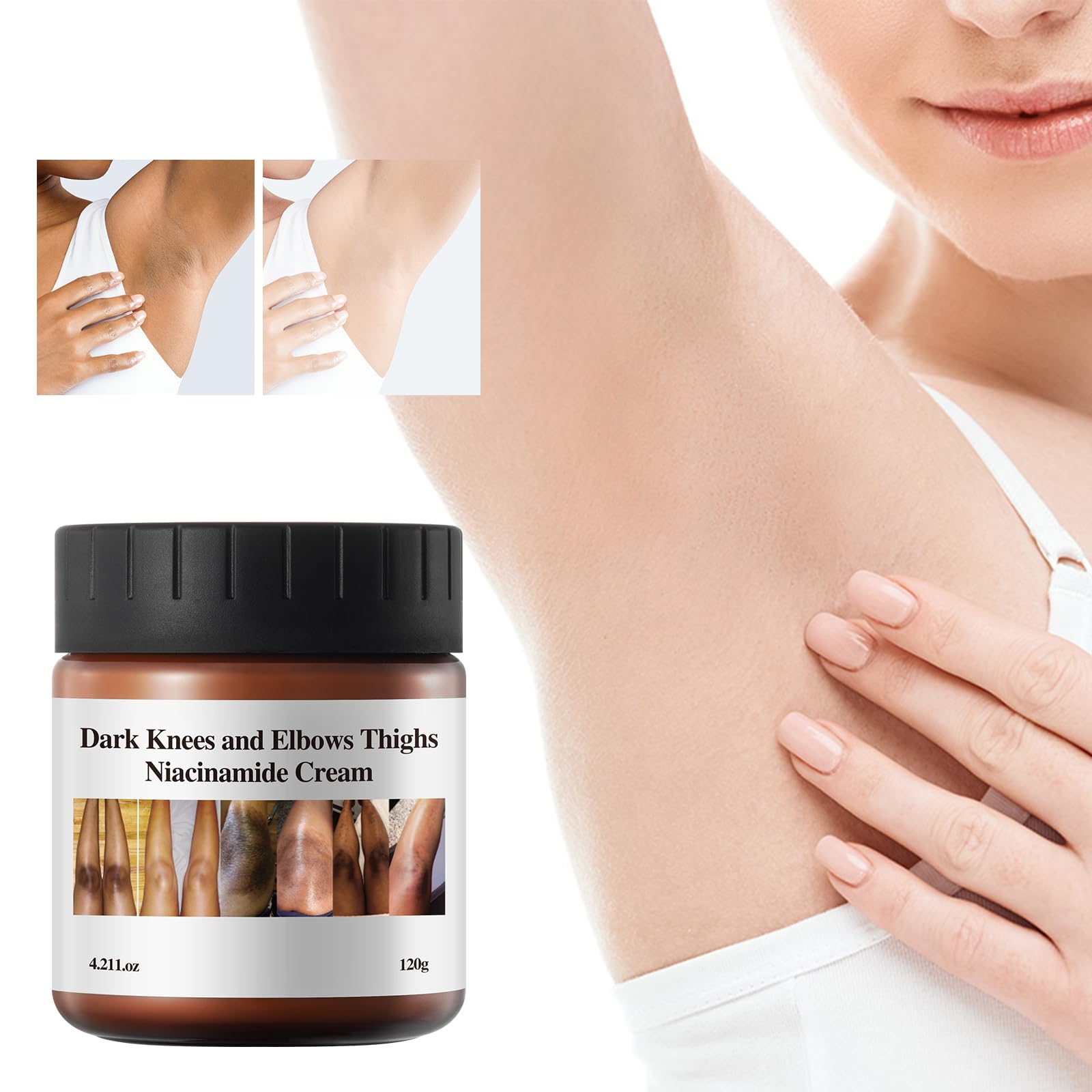 Strong Yellow Peeling Oil for Dark Skin - Extra Strength Chemical Exfoliant for Body, Hands & Feet - Dark Knuckle, Underarm & Toe Brightening Cream - Perfect for At-Home Spa Treatments & Skin Renewal
