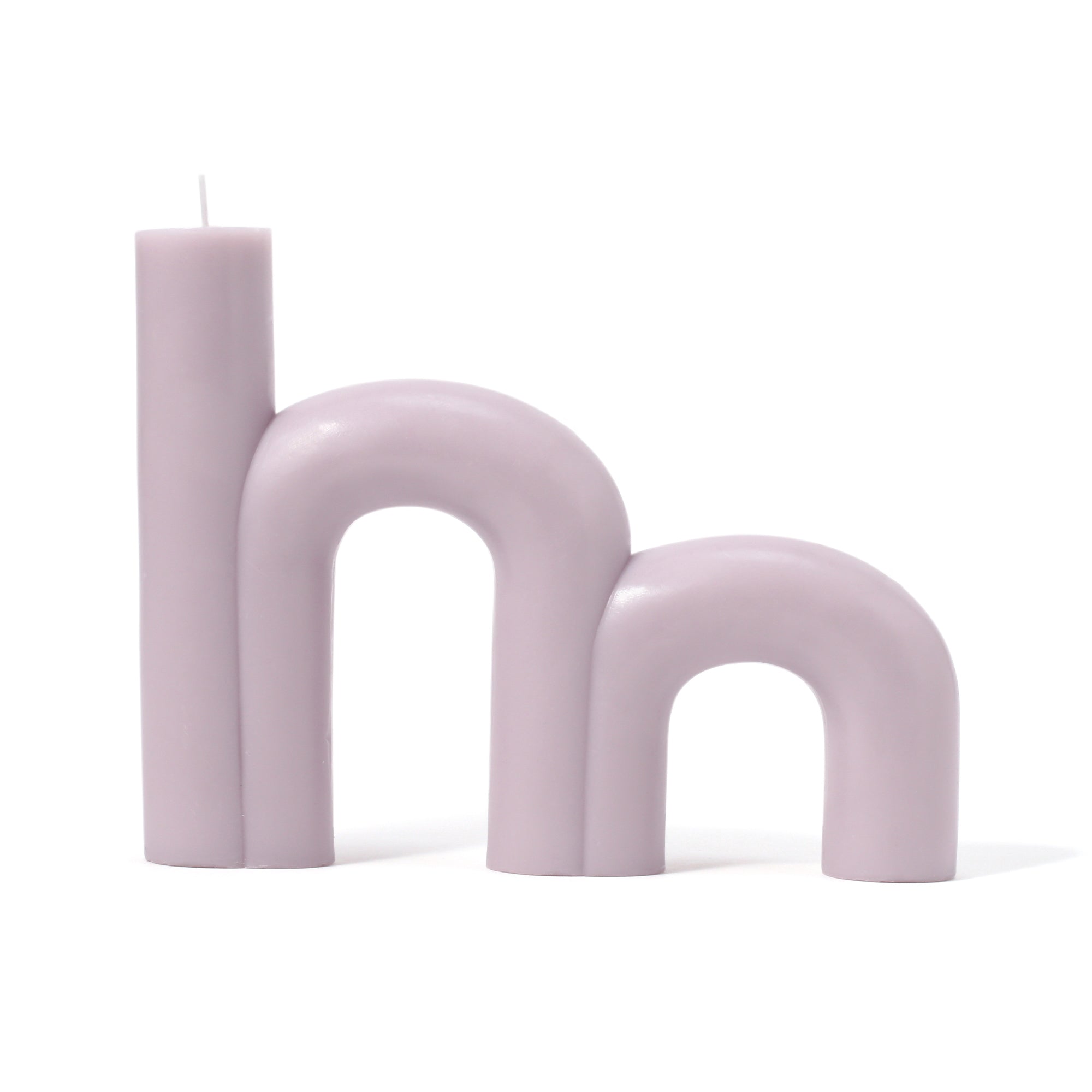 Purple Arch Candle - Handmade Scented Soy Wax Candle for Home Decor, Relaxation & Romantic Ambiance
