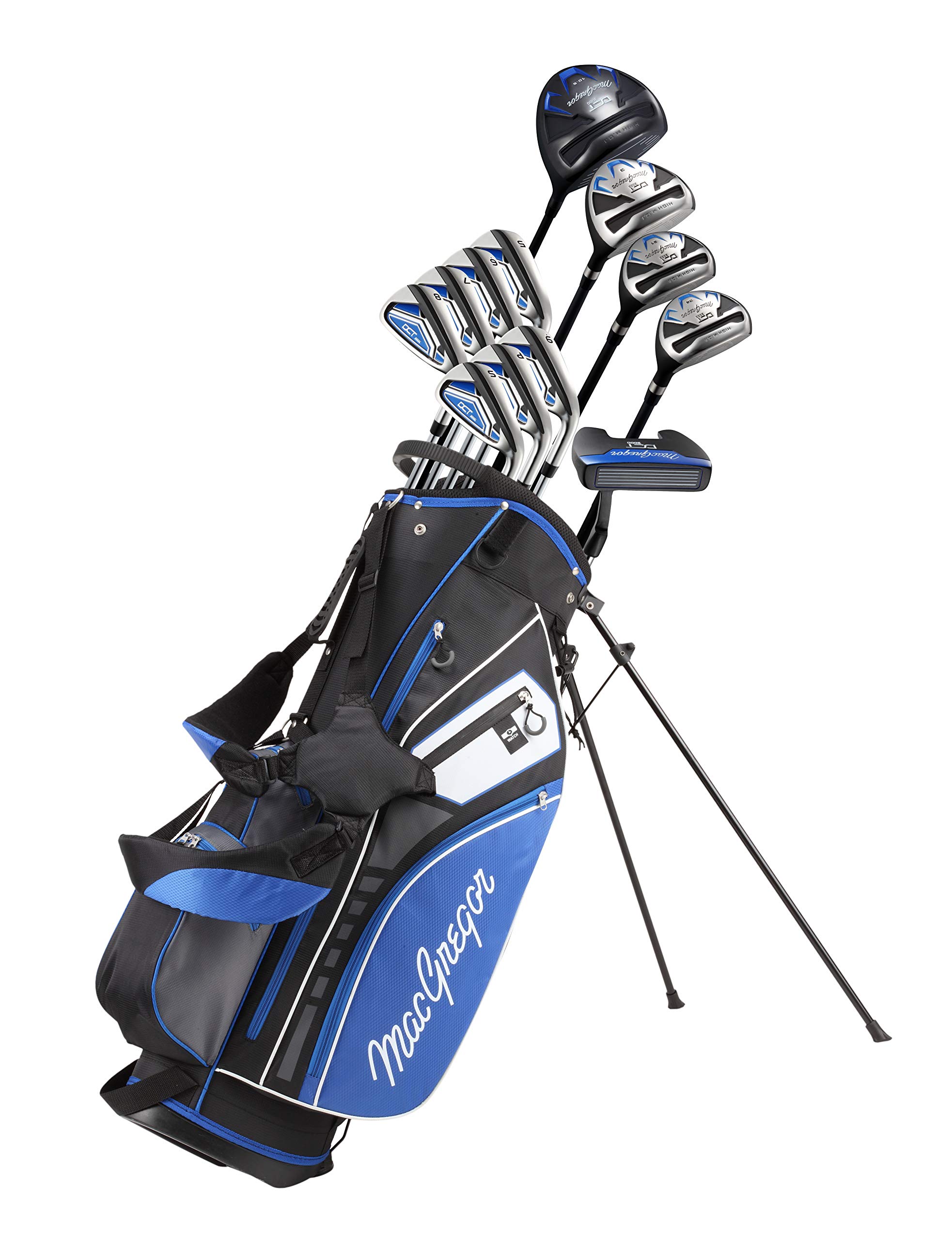 MACGREGOR DCT3000 Complete Golf Club Set with Bag for Men & Women - Perfect for Beginners & Intermediate Players on the Course