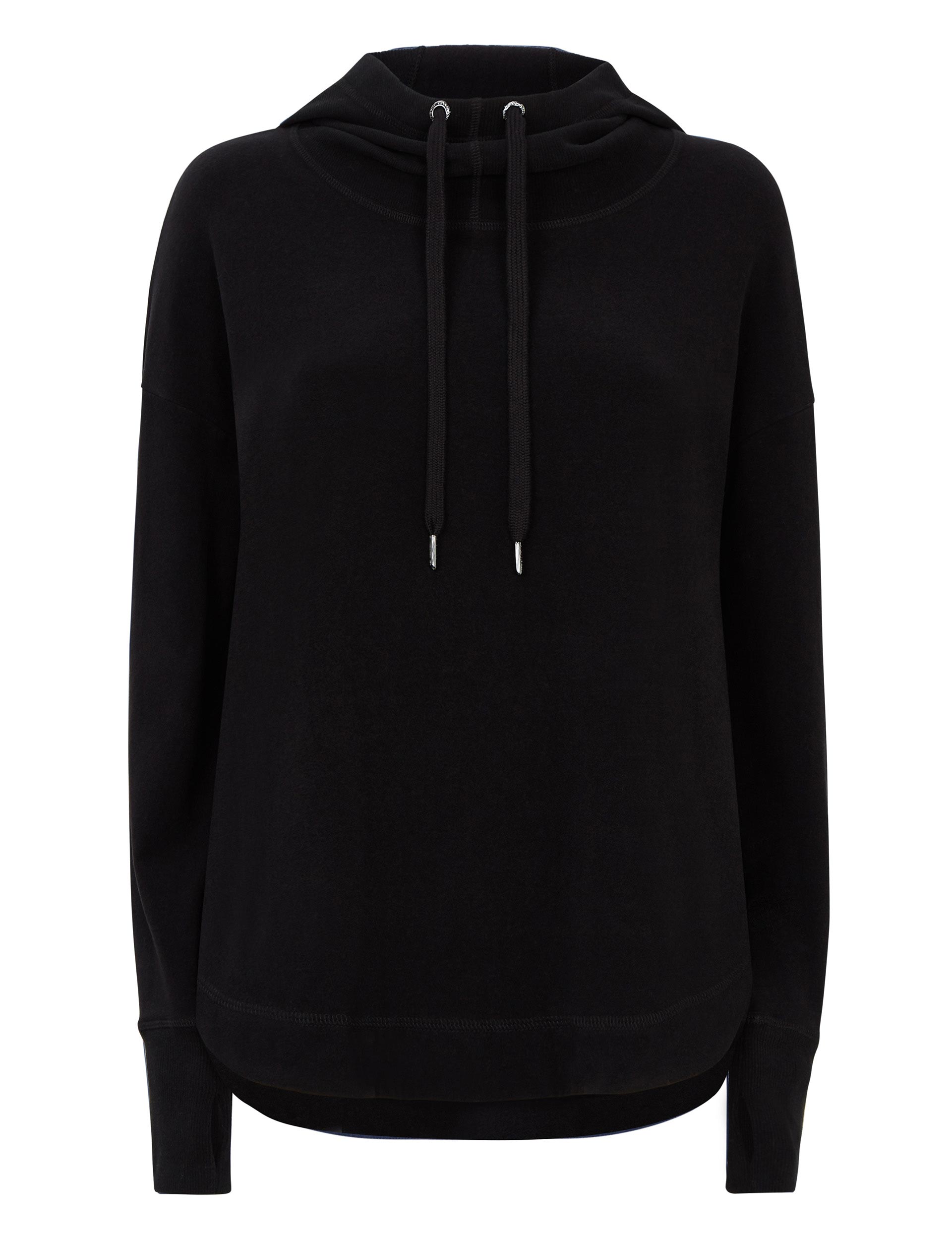 Italian Fleece Hoodie for Men & Women - Soft & Warm Winter Pullover - Black Cozy Sweatshirt for Outdoor Activities & Casual Wear