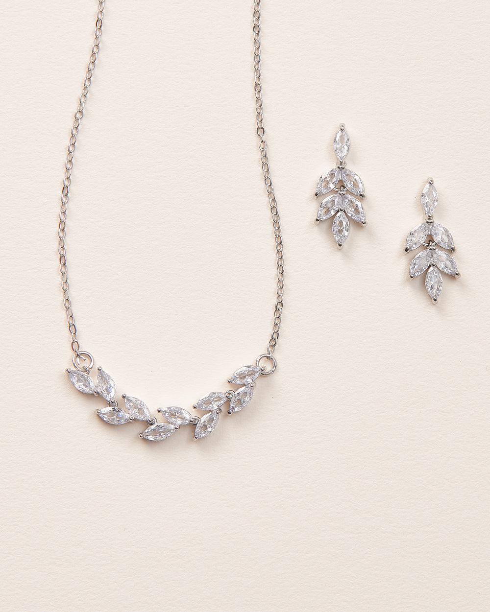 Elegant Trista Bridesmaid Jewelry Set - Necklace, Earrings & Bracelet for Weddings, Parties & Special Occasions
