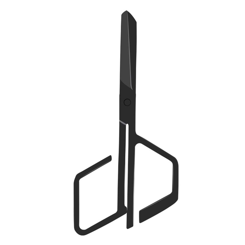 Professional Stainless Steel Nose Hair Scissors for Men - Safe & Precise Facial Hair Trimming Scissors - Grooming Kit for Eyebrows, Ears & Nose - Perfect for Travel & Home Use