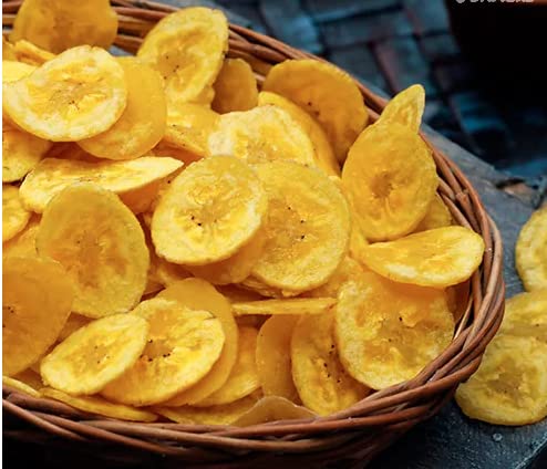 Grand Sweets and Snacks Nendhiram Chips (Pack of 5) - Crunchy Banana Chips | Perfect for Parties, Snacking & Gifts | B-M Grade Premium Quality