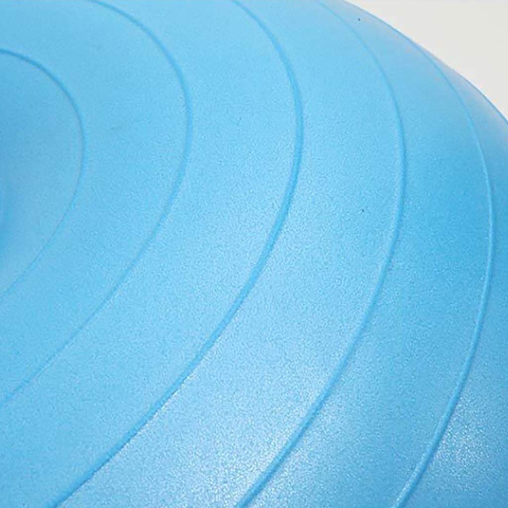 Premium 50cm Yoga Ball for Core Workouts & Pilates - Anti-Burst Exercise Stability Ball with Pump for Home Gym, Balance Training & Postnatal Recovery (19.7 Inch, Blue) - Ideal for Yoga, Office Chair & Pregnancy Fitness