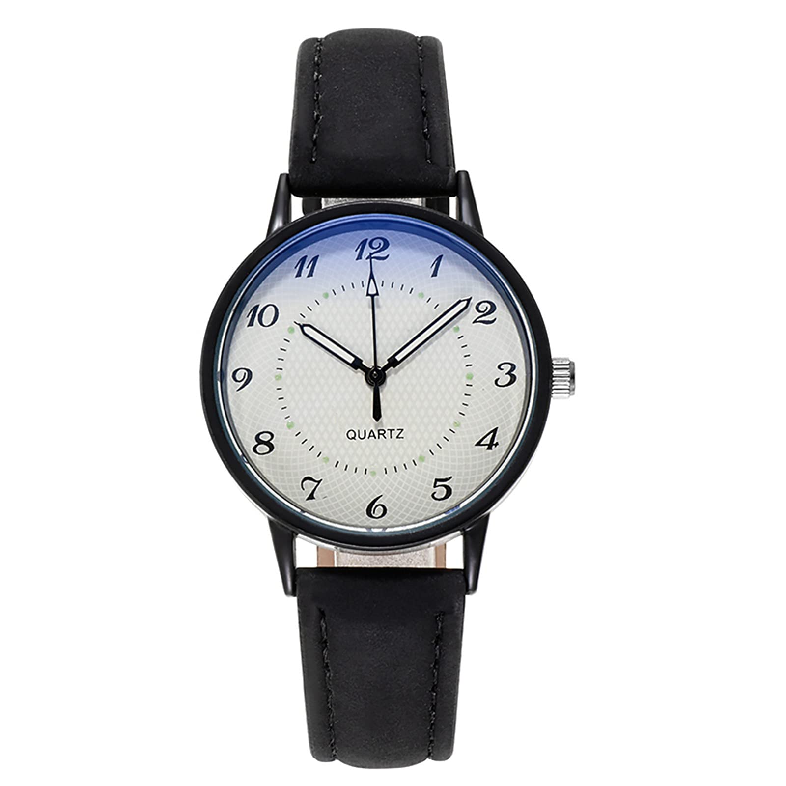 Luxury Women's Quartz Analog Watch with Genuine Leather Strap - Elegant Fashion Wristwatch for Women - Perfect for Office, Party & Everyday Wear