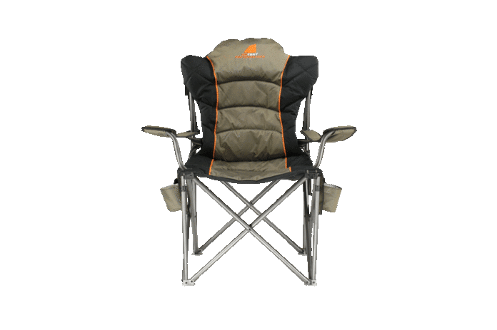 Oztent King Goanna Chair - Heavy Duty Camping Chair with Back Support for Outdoor Adventures, Hiking, and Backpacking