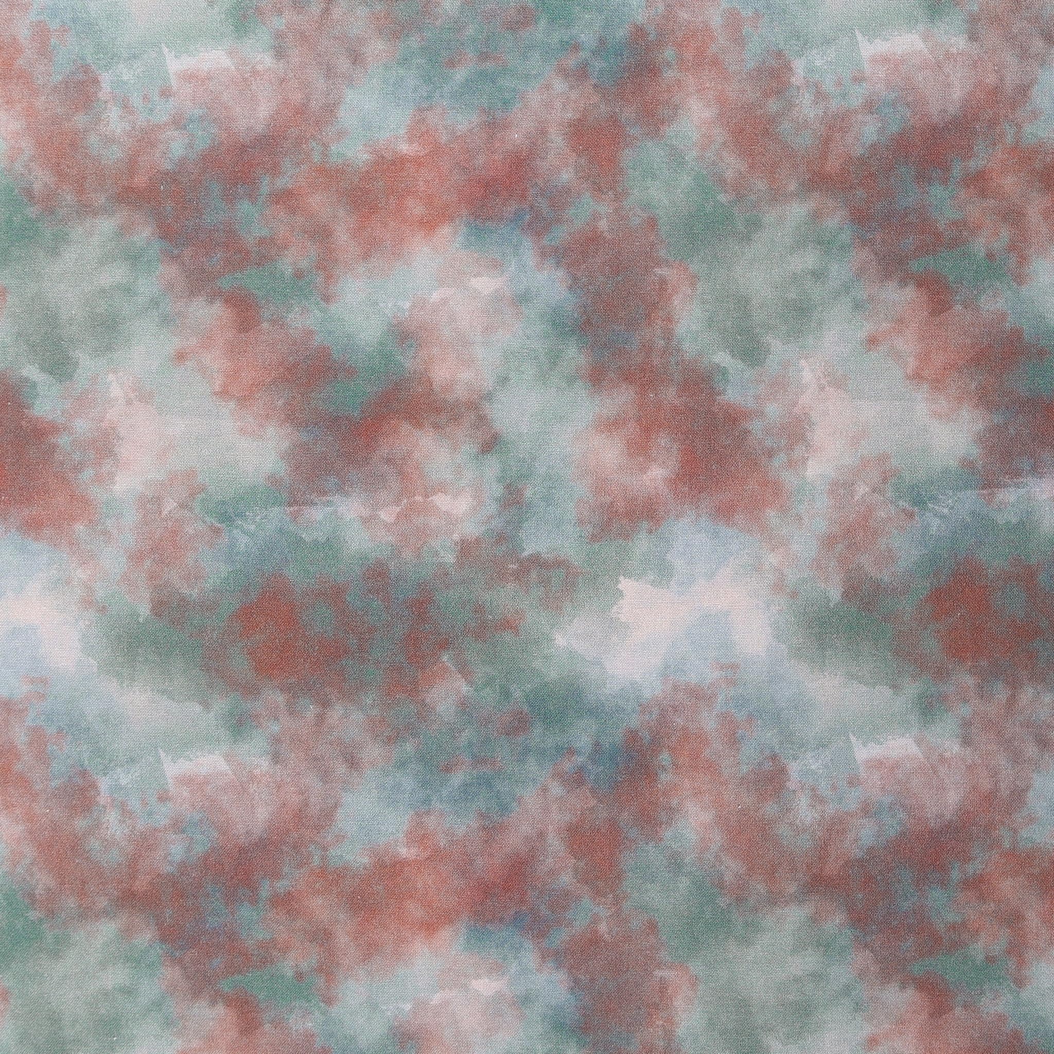 MOOK FABRICS Premium Cotton Fabric - 15 Yard Bolt, Patina Green, Fall 2024 Collection - Perfect for Quilting, Dressmaking & Home Decor Projects