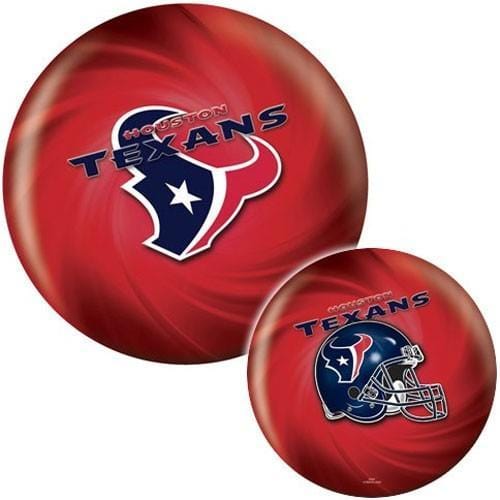 NFL Houston Texans Themed Bowling Ball - Custom Logo Design for Football Fans | Perfect for Game Nights, Sports Bars & Bowling Leagues