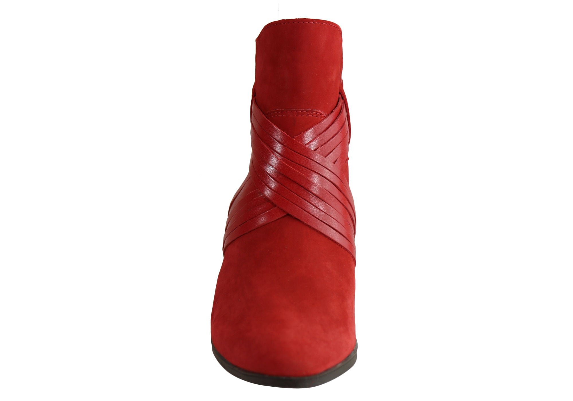 Dazzani Lina Women's Comfort Leather Heel Ankle Boots - Made in Brazil - Stylish & Comfortable Shoes for Work, Party & Everyday Wear
