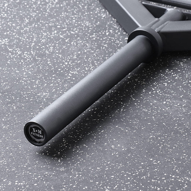 XM Fitness Step Through Olympic Hex Trap Bar - Heavy Duty Weight Lifting Bar for Deadlifts, Squats & Strength Training - Home & Gym Use