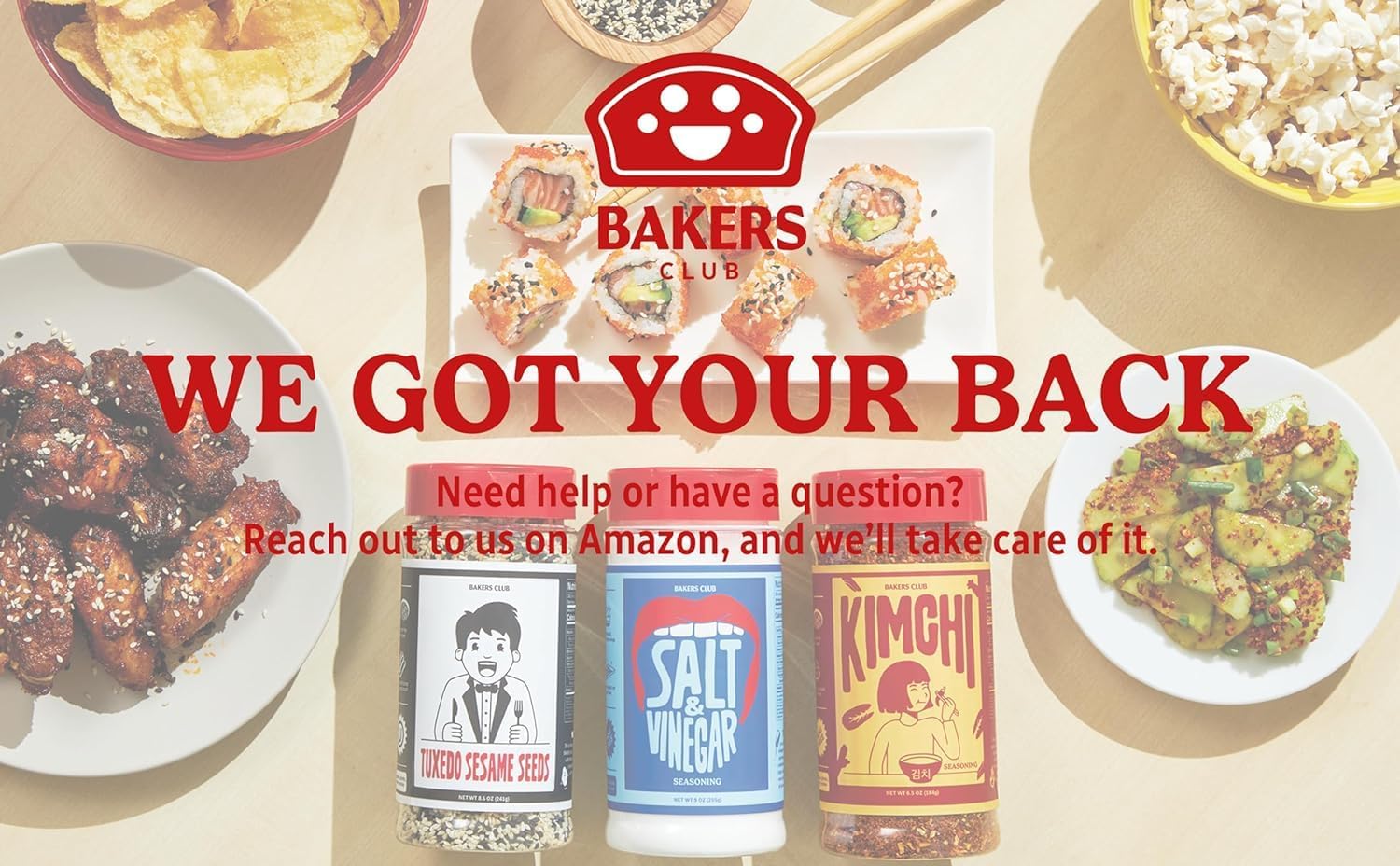 Bakers Club 8.5oz Everything Bagel Seasoning - New York Style Spice Blend with Garlic, Onion, Sesame Seeds, Poppy & Salt - Perfect for Bagels, Avocado Toast, Eggs, Pretzels, Popcorn & Hummus - Great for Breakfast, Snacks & Party Platters
