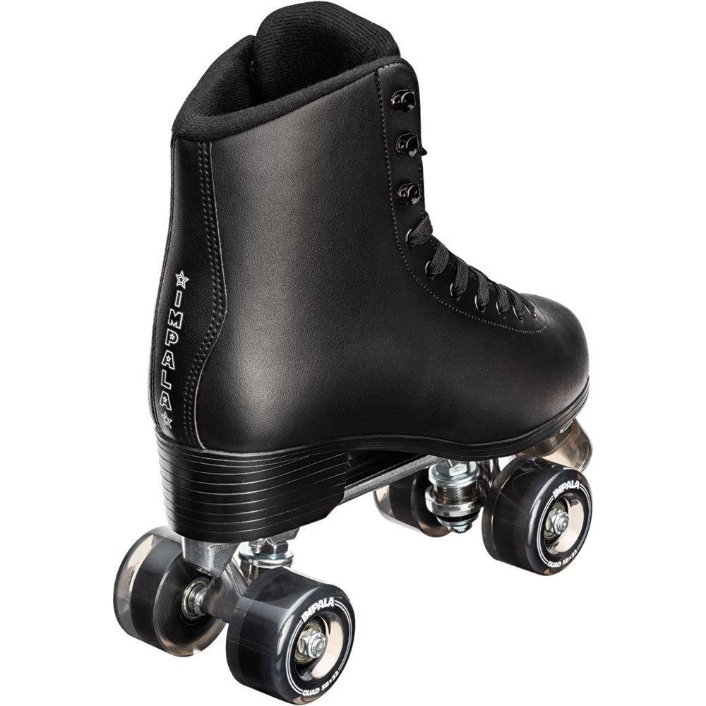 Impala Black Roller Skates for Women & Men - Outdoor & Indoor Quad Skates for Beginners & Pros - Perfect for Rinks, Parks & Roller Derby