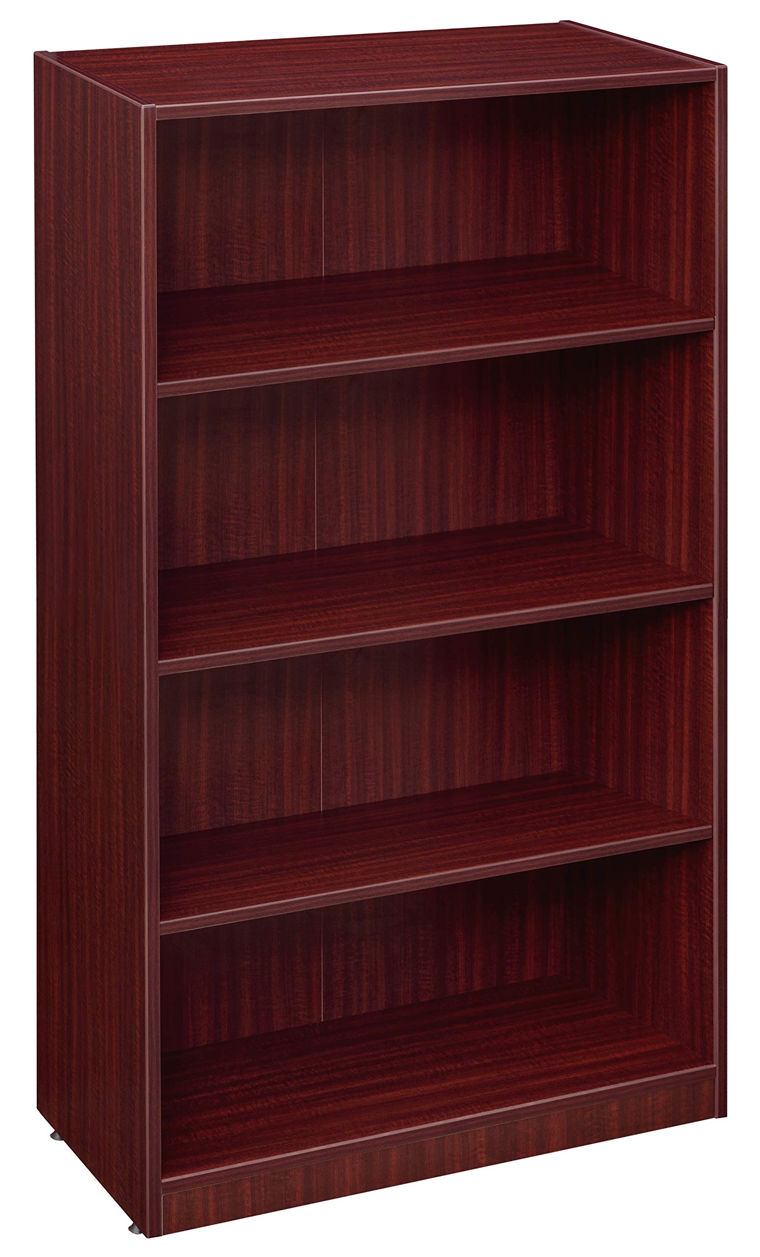 Regency High Bookcase Legacy - 47 Inch Solid Mahogany Wood Bookshelf for Living Room, Office & Library | Classic Home Decor Storage Furniture