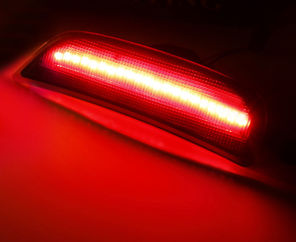 16+ Fiat 124 Spider Abarth Clear Lens Red LED Side Marker Lights - Waterproof DRL Replacement for Enhanced Visibility & Safety | Perfect for Night Driving, Car Shows & Custom Builds