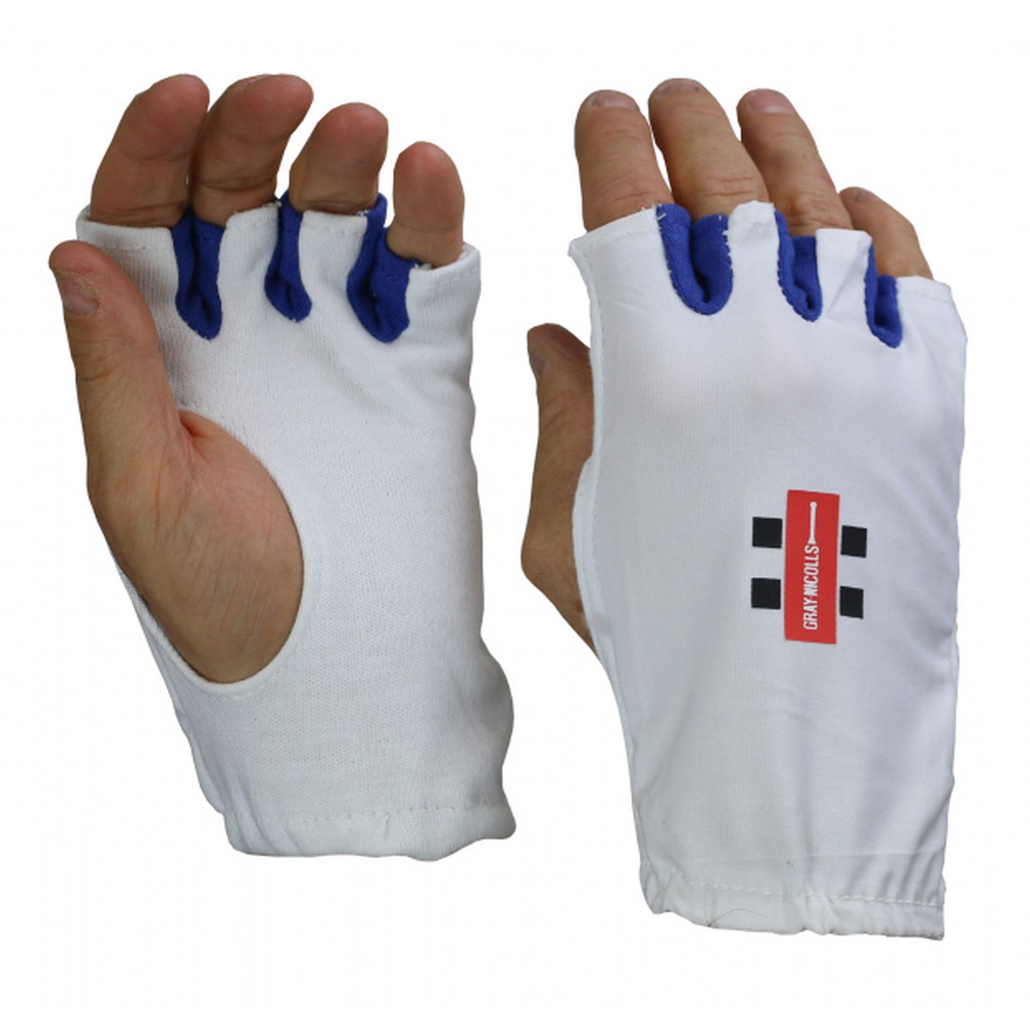 Gray Nicolls Adult Fingerless Batting Gloves - Cricket Training & Practice Accessories for Enhanced Grip & Comfort - Perfect for Net Sessions & Match Play