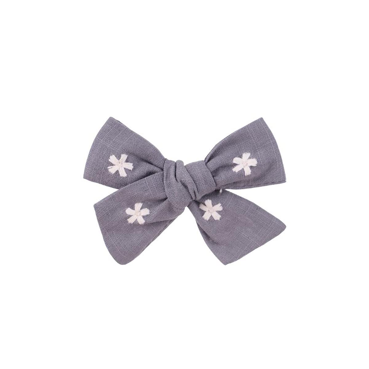 12 Pairs 3.4-3.7 Inch Baby Girl Hair Bows with Alligator Clips - Cute Hair Barrettes for Little Girls, Kids & Teens - Perfect for Parties, School, and Daily Outfits
