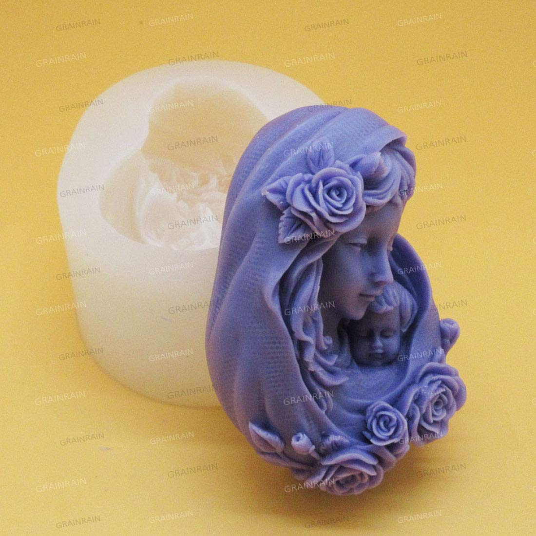 Natural Silicone Soap Molds for Mothers & Babies - DIY Handmade Soap Making Kit, Resin Craft Molds (12350) - Perfect for Baby Shower Gifts, New Mom Care Packages & Homemade Soap Crafting