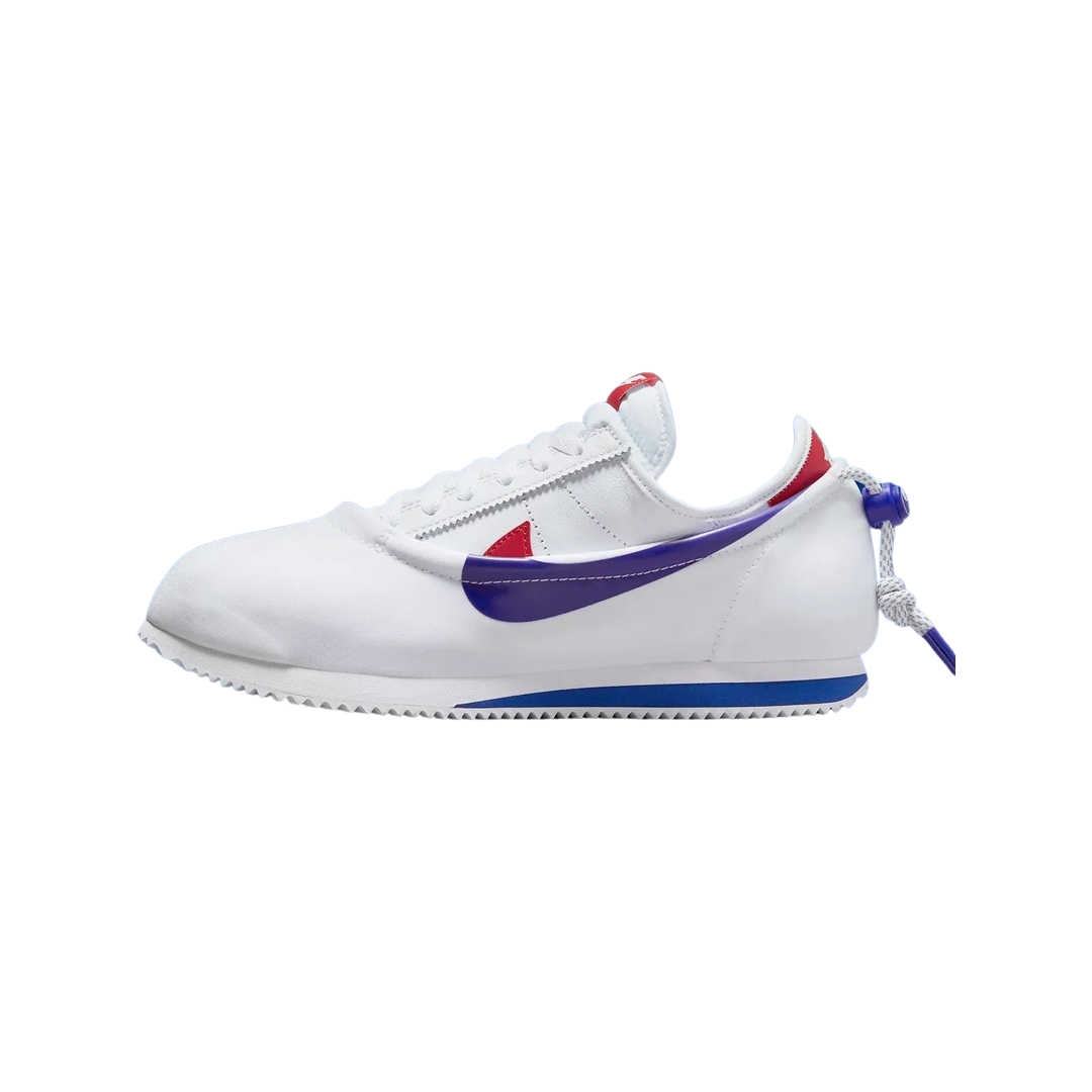 Nike Cortez SP x CLOT CLOTEZ Sneakers - White, Game Royal Red DZ3239-100 | Retro Running Shoes for Men & Women | Perfect for Casual Wear, Street Style & Collectors
