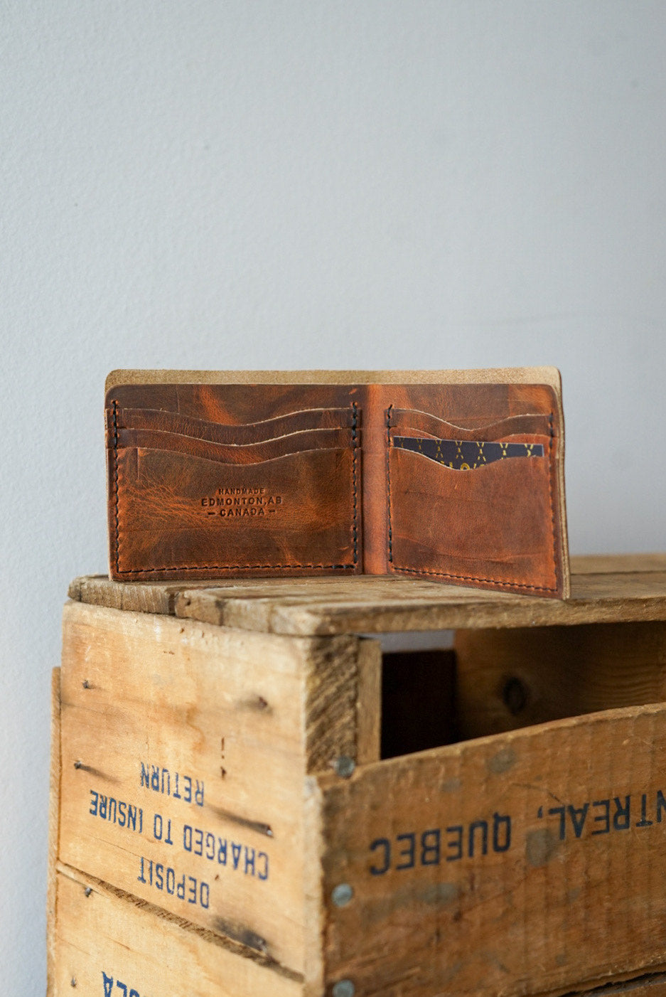 Premium Bifold Wallet for Men - Genuine Leather RFID Blocking (Hillybilly Copper) - Perfect for Everyday Carry, Travel & Business