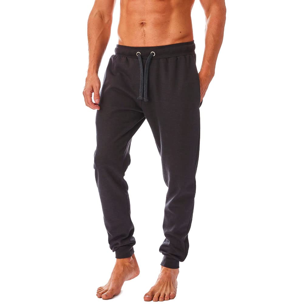 Eco-Friendly Men's Jogging Sweatpants - Reclaimed Yarn Comfortable Lounge Pants for Running, Gym & Casual Wear